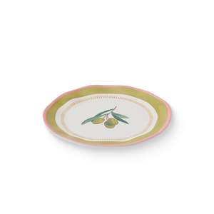 Melamine: Fiesta Olive Melamine Small Plate