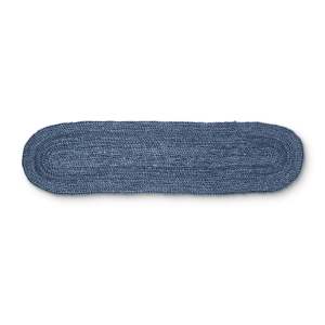 Braided Dark Blue Runner