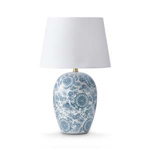 Lighting: Percy Dark Blue Table Lamp