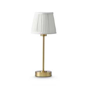 Lighting: Lucia White Pleated Shade