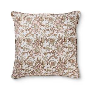 Anthea Clay Block Print Cushion 50cm