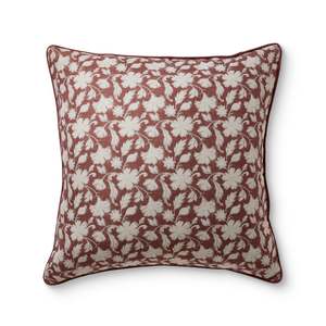 Winslow Burgundy Cushion 55cm