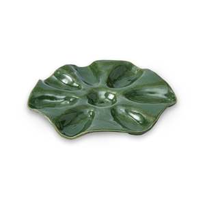 Sullivan Green Oyster Plate