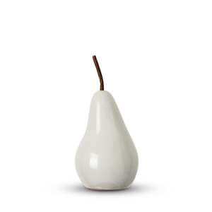 Home Decor: Bosc Pear White Small