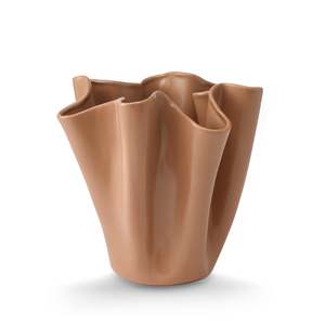 Home Decor: Rippled Clay Vase