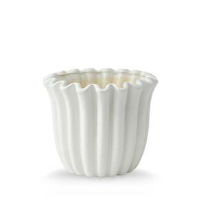Planters Artificial Plants: Penny White Planter Small