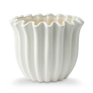 Planters Artificial Plants: Penny White Planter Large