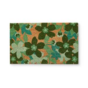 Doormats: Lucy Green Floral Doormat