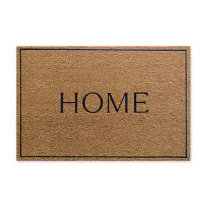 Doormats: HOME BLACK BORDER DOORMAT