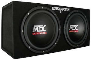 Mtx: MTX Audio Terminator Dual 12" 400W Sealed Subwoofer Enclosure - TNE212D