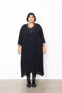 La La: Lala - 1613 Laundry Tuck Hem Dress