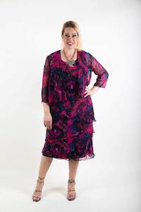 Mother Of The Bride Groom: Layla Jones - LJ0359 Layer Dress w Jacket - Exclusive