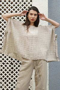 Imagine Fashion: Imagine Linen - AIM4029CR Averil Cotton Top