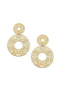 This Is Eden: This is Eden - E319G I am Brave Drop Earrings