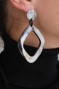 A And C Oslo: A and C Oslo - 1076-0001 Horn Drop Earrings