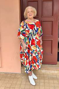 Niovara: Niovara - 1113-051 Bird of Paradise Dress