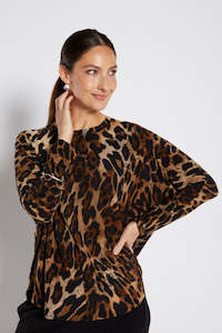 Tees: Philosophy - T2595 Cherie Long Sleeve Crew Relaxed Tunic