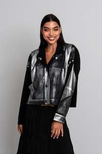 Alquema - AJ1805 Foil Plisse Jacket