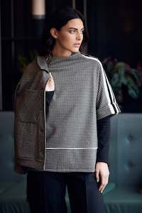 Peruzzi - W24186 Hounds Tooth Top