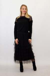 Joseph Ribkoff: Joseph Ribkoff - 214103 Ruffle Top