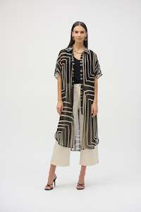 Joseph Ribkoff: Joseph Ribkoff - 252934 Print Longline Cover Up