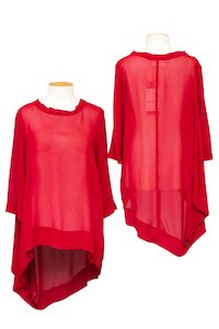 Niovara: Niovara - 1015-001 Otsana Lola Drape Top - Exclusive