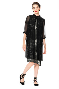 School Holiday Sale: Megan Salmon - M5717 Georgette Monastic Coat