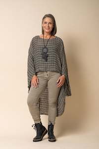 Imagine Linen - AIM4033BR Fox Cotton Poncho