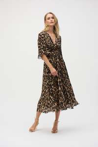 Joseph Ribkoff: Joseph Ribkoff - 252935 Leopard Chiffon Dress