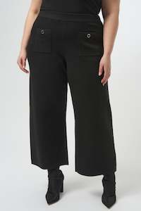 Joseph Ribkoff: Joseph Ribkoff - 253984 Knit Pocket Wide Leg Pant