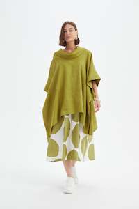 Tirelli: Tirelli - Oversized Collar Poncho
