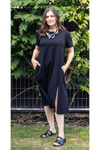 White On Black - Elise Dress
