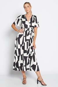 Philosophy - Gossip Short Sleeved Wrap Dress