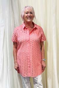 Trisha Tyler - Embroidery Anglaise Shirt