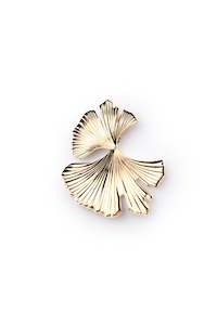 Me The Label - G-2 Gold Leaf Earrings