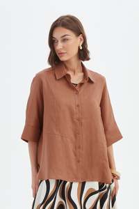 Tirelli - Seam Detail Boxy Shirt