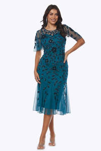 Cocktail: Jesse Harper - Beaded Floral Dress