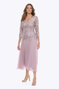 Mother Of The Bride Groom: Jesse Harper - Lace Bodice Chiffon Dress