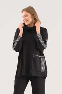 Dolcezza - Roll Neck Pocket Shirt