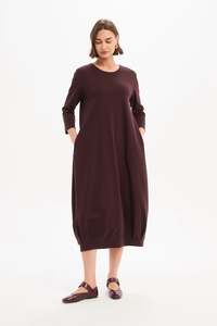 Tirelli: Tirelli - Banded Hem Jersey Dress
