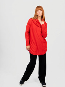 Bridge and Lord - Kylie Cowl Neck Curve Hem Pullover