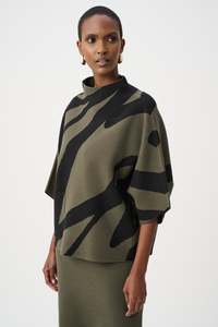 Joseph Ribkoff: Joseph Ribkoff - Funnel Neck Knit
