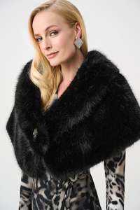 Joseph Ribkoff: Joseph Ribkoff - Faux Fur Stole