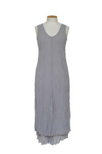 Chocolat - 71715M Chiffon Midi Layer Dress Exclusive