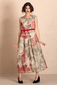 Maxi: Megan Salmon - Robinia Long Ellen Dress
