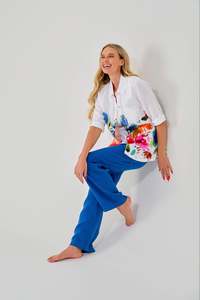 Shirts: Dolcezza - Spring Delight Woven Blouse