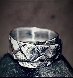 Products: Harakeke Wrap Ring Sterling Silver Woven Ring Australia - Maggie Adams Jewellery - Hand Made Gold & Silver Jewellery