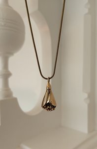Products: Bronze Kowhai Blossom Pendant Handmade Floral Jewellery - Maggie Adams Jewellery - Hand Made Gold & Silver Jewellery