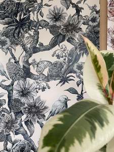 Wallpapers: Chinoiserie Garden Non-woven Wallpaper 130cm wide x 300cm height