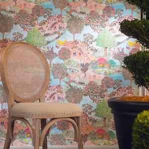 Easter Bunny Playground Non-woven Wallpaper 130cm wide x 300cm height